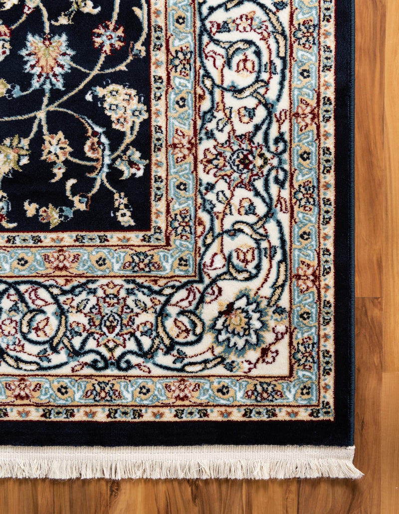 Persian Elegance Collection Area Rug - Ardabil Rectangle Navy Blue lifestyle 78