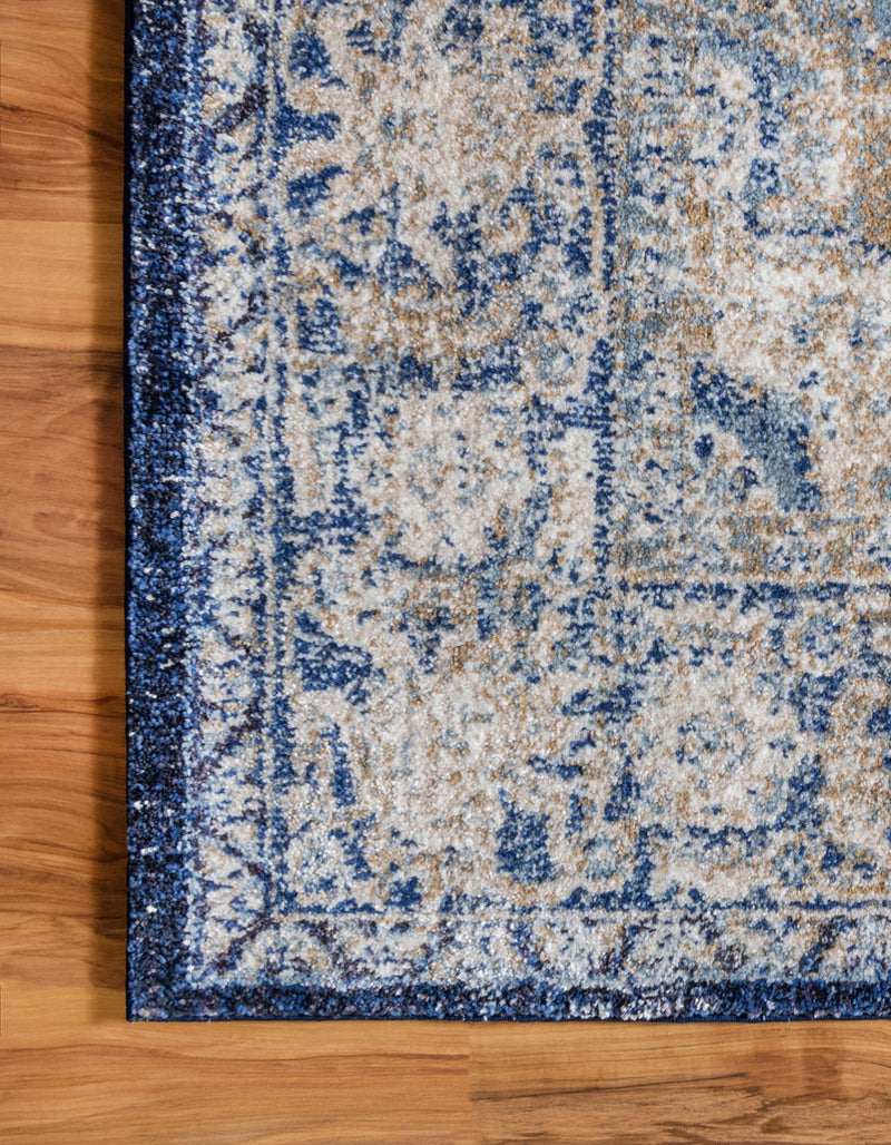 Charleston Elegance Collection Area Rug - Summerville Rectangular Blue lifestyle 41