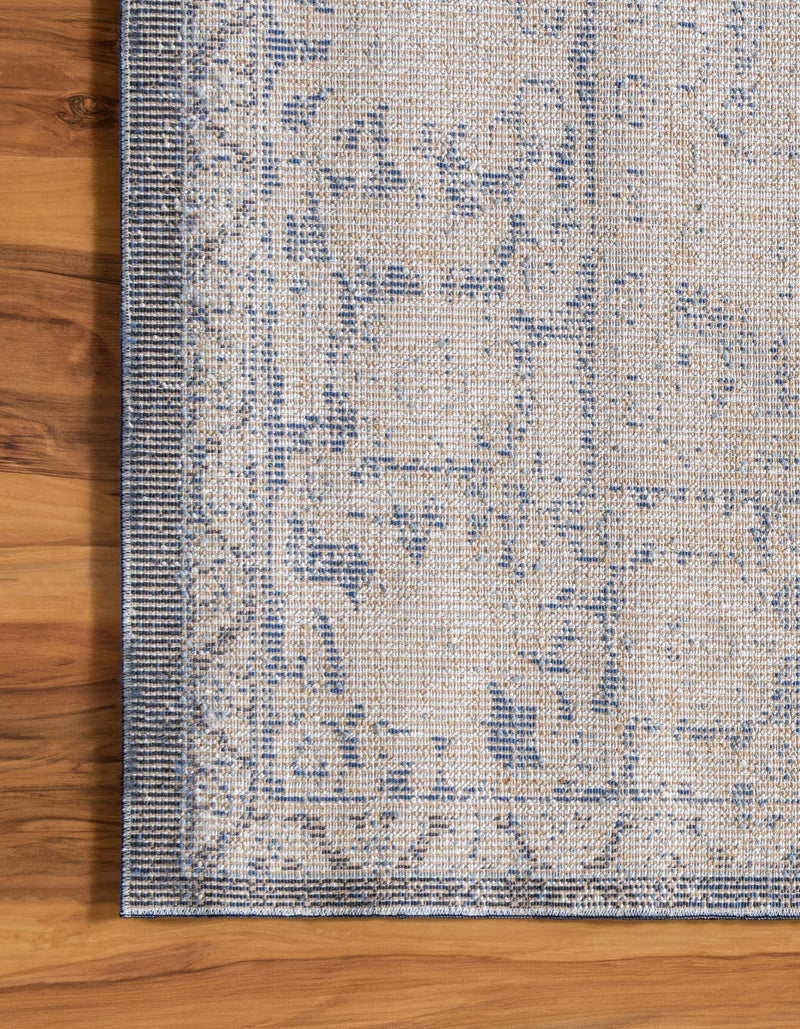 Charleston Elegance Collection Area Rug - Summerville Rectangular Blue lifestyle 46