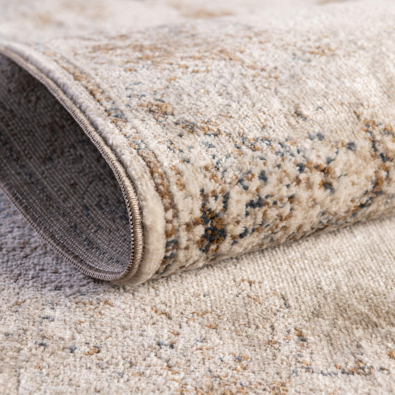 Coastal Manor Collection Area Rug - Pierpoint Rectangle Blue Cream lifestyle 5