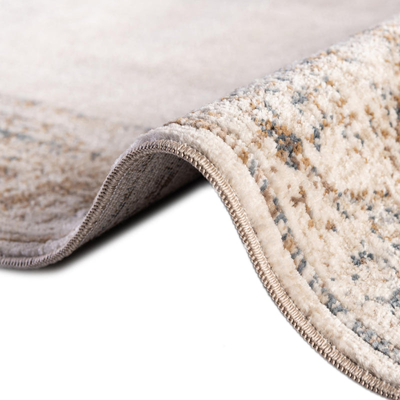 Coastal Manor Collection Area Rug - Pierpoint Rectangle Blue Cream lifestyle 9