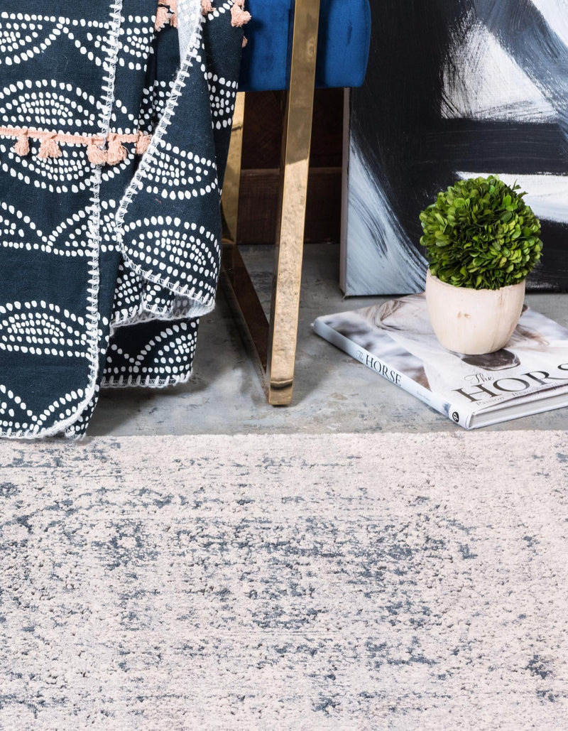 Coastal Manor Collection Area Rug - Wavecrest Runner Gray lifestyle 51