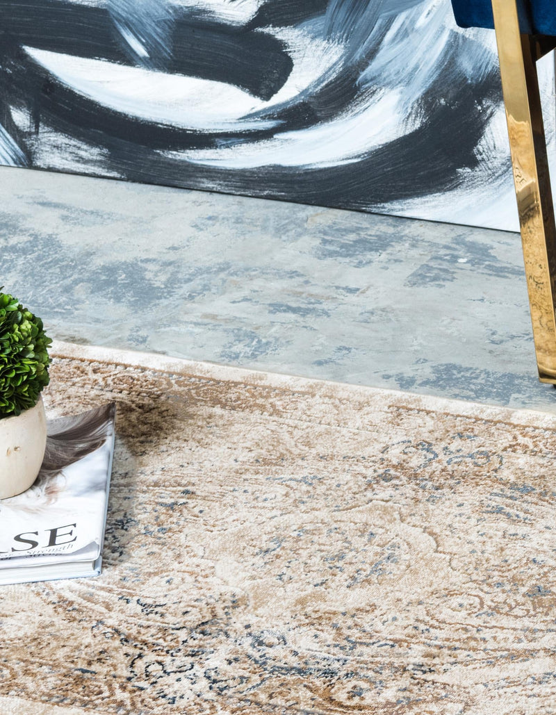 Coastal Manor Collection Area Rug - Seagrove Runner Beige lifestyle 52