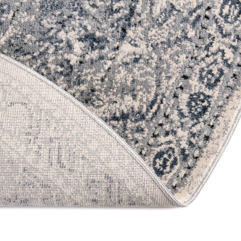 Coastal Manor Collection Area Rug - Seagrove Round Dark Blue lifestyle 68