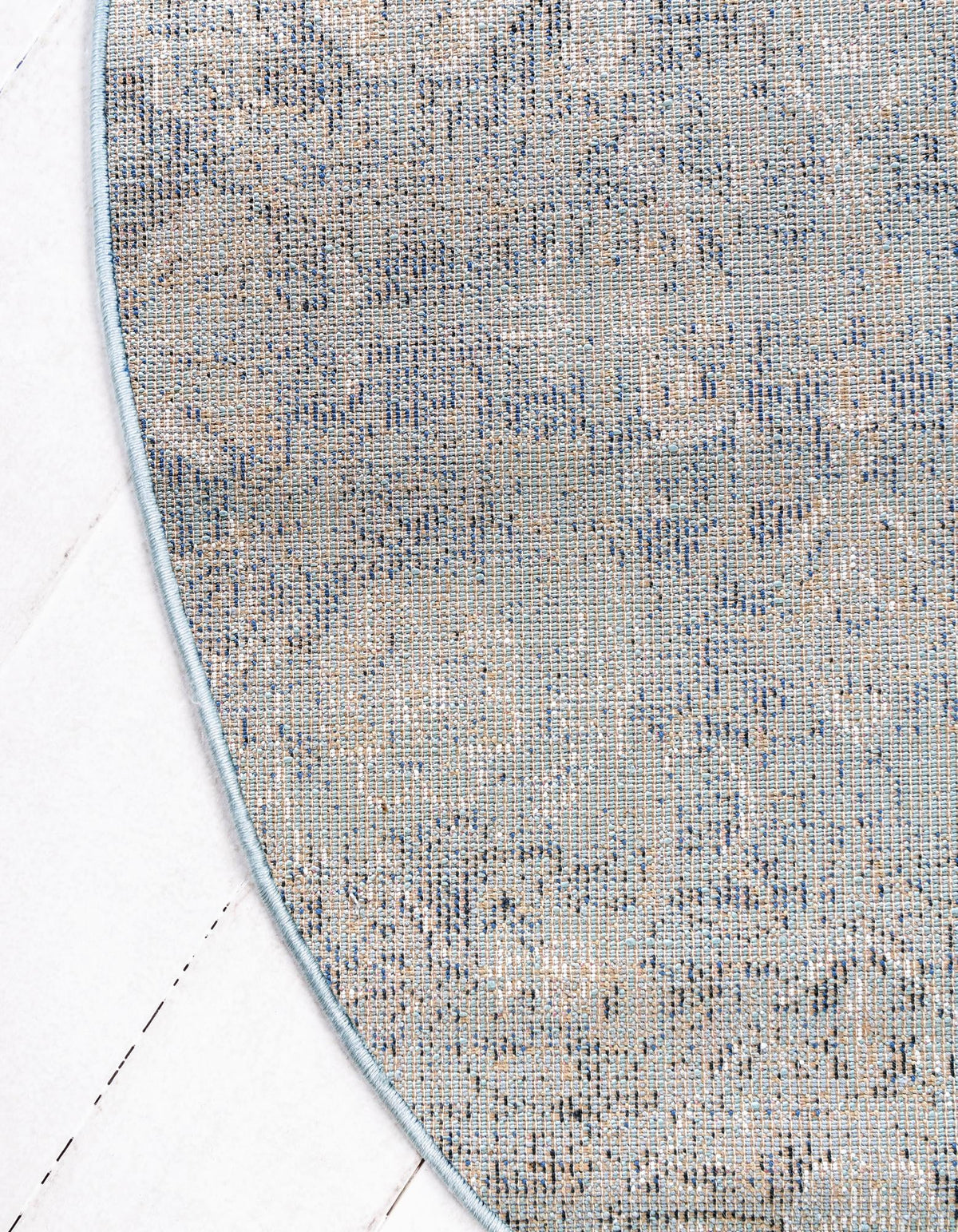 Charleston Elegance Collection Area Rug - Magnolia Round Teal lifestyle 40