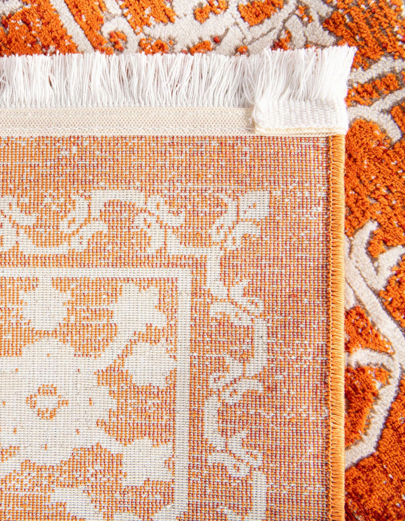 Rustic Charm Revival Collection Area Rug - Farmstead Square Terracotta lifestyle 49