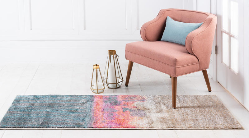 Serenade Oasis Collection Area Rug - Solace Runner Pink lifestyle 19