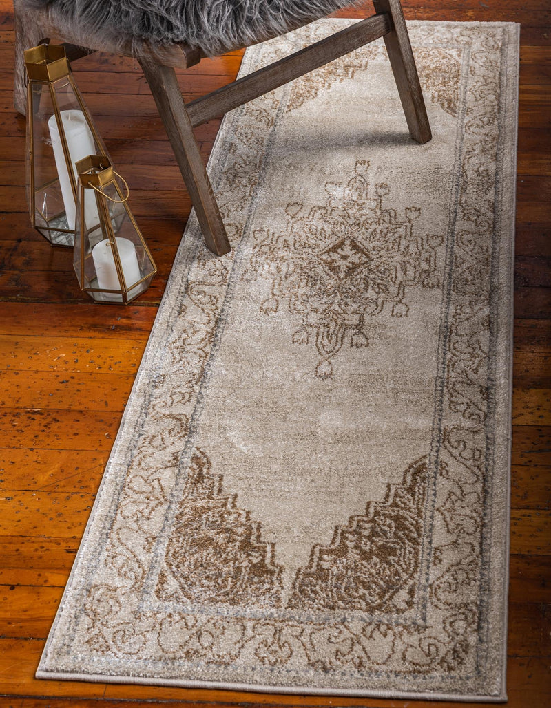 Serenade Oasis Collection Area Rug - Utopia Runner Beige lifestyle 37