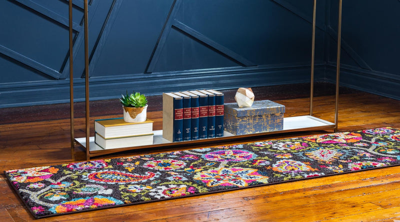 Marrakesh Elegance Collection Area Rug - Medina Runner Brown lifestyle 19
