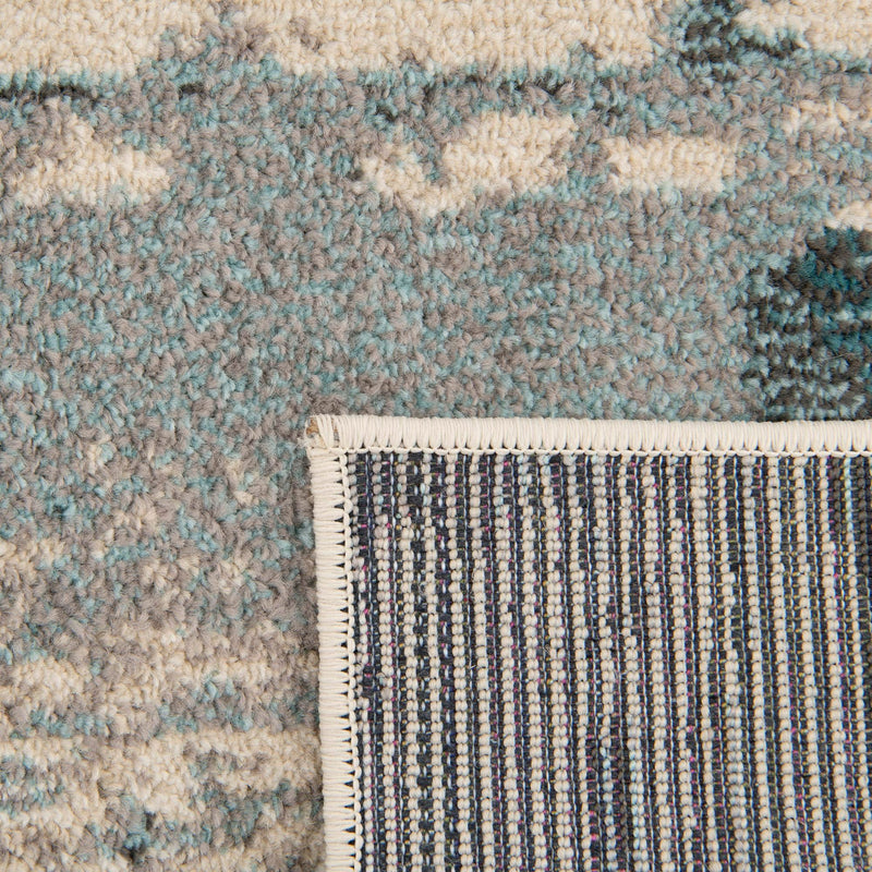 Marrakesh Elegance Collection Area Rug - Berber Runner Light Blue lifestyle 65