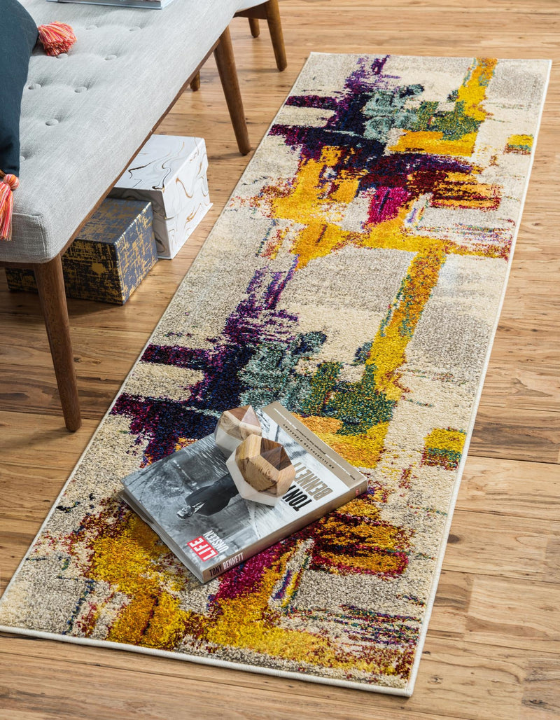 Marrakesh Elegance Collection Area Rug - Riad Runner Beige lifestyle 27