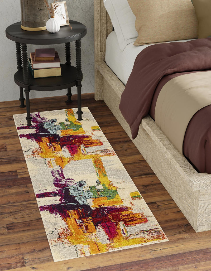 Marrakesh Elegance Collection Area Rug - Riad Runner Beige lifestyle 54