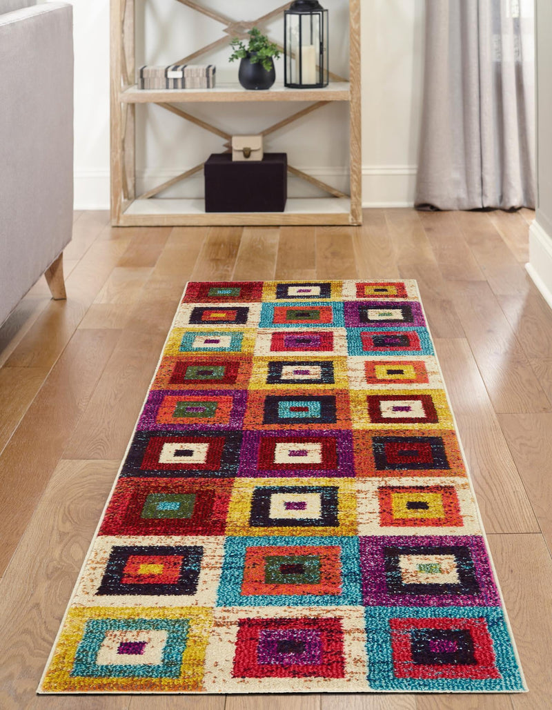 Marrakesh Elegance Collection Area Rug - Ourika Runner Multi lifestyle 54