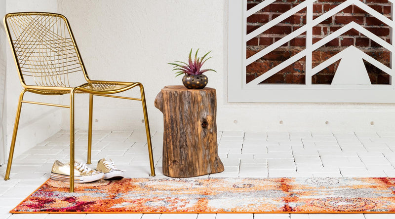 Marrakesh Elegance Collection Area Rug - Goulmima Runner Orange lifestyle 42
