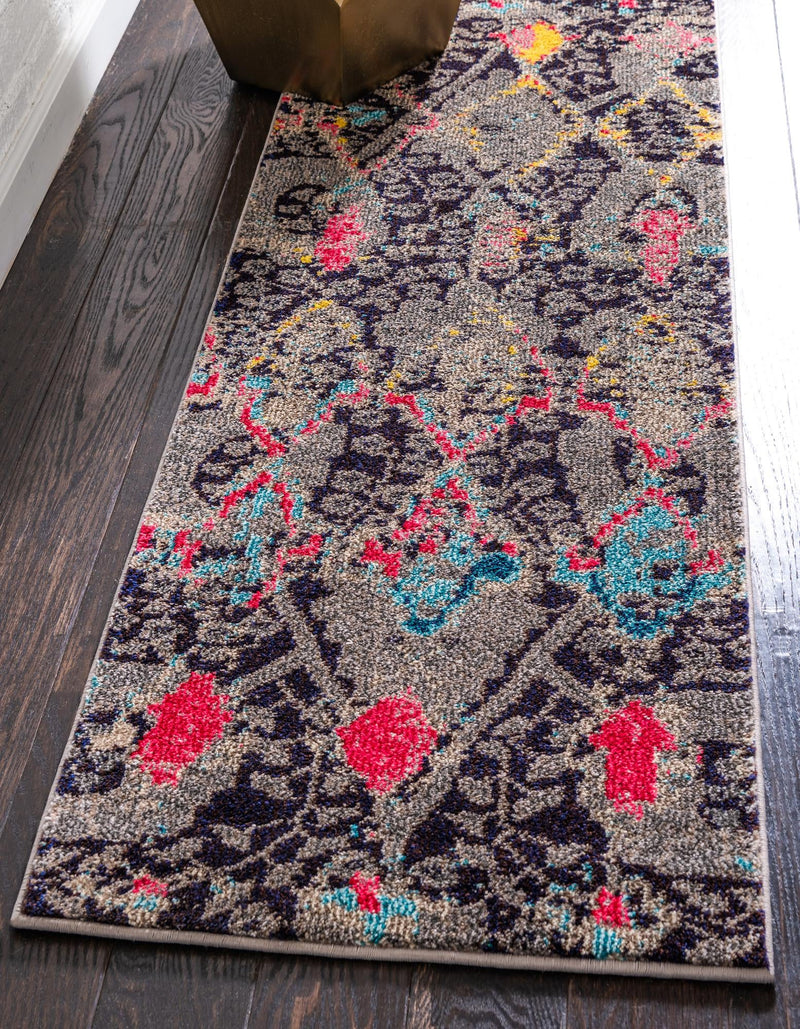 Sedona Vista Collection Area Rug - Manzanita Runner Navy Blue lifestyle 18