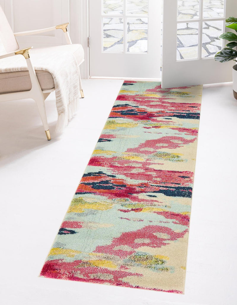 Marrakesh Elegance Collection Area Rug - Skhirat Runner Pink lifestyle 31