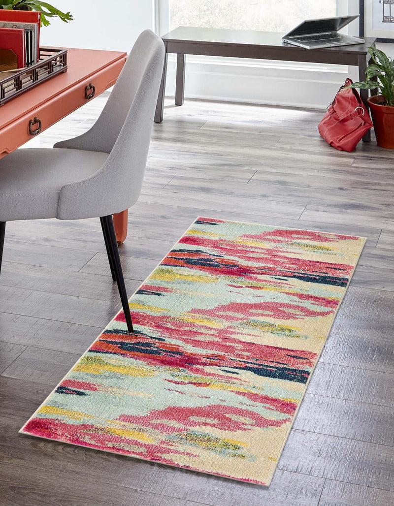 Marrakesh Elegance Collection Area Rug - Skhirat Runner Pink lifestyle 39