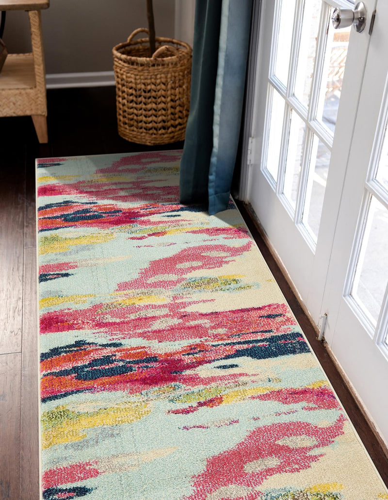 Marrakesh Elegance Collection Area Rug - Skhirat Runner Pink lifestyle 56
