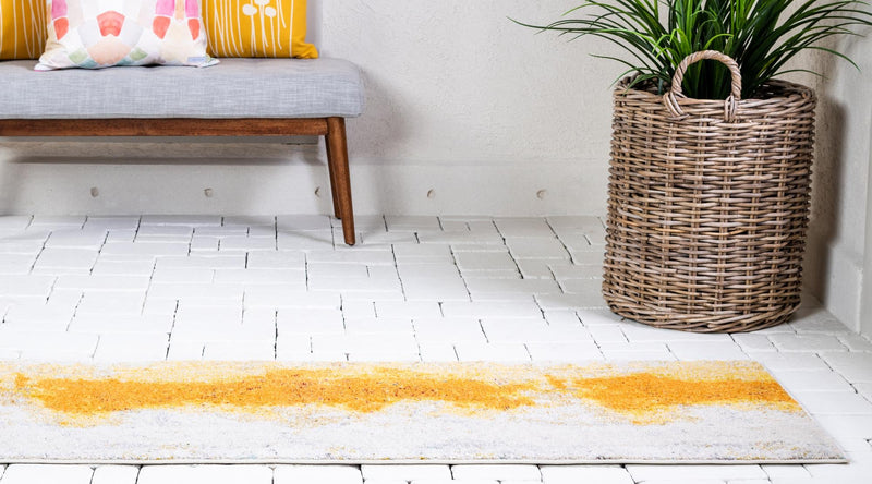 Marrakesh Elegance Collection Area Rug - Tarfaya Runner Yellow lifestyle 33
