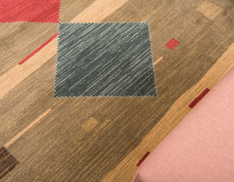 Zagros Oasis Collection Area Rug - Susa Rectangle Tan lifestyle 5
