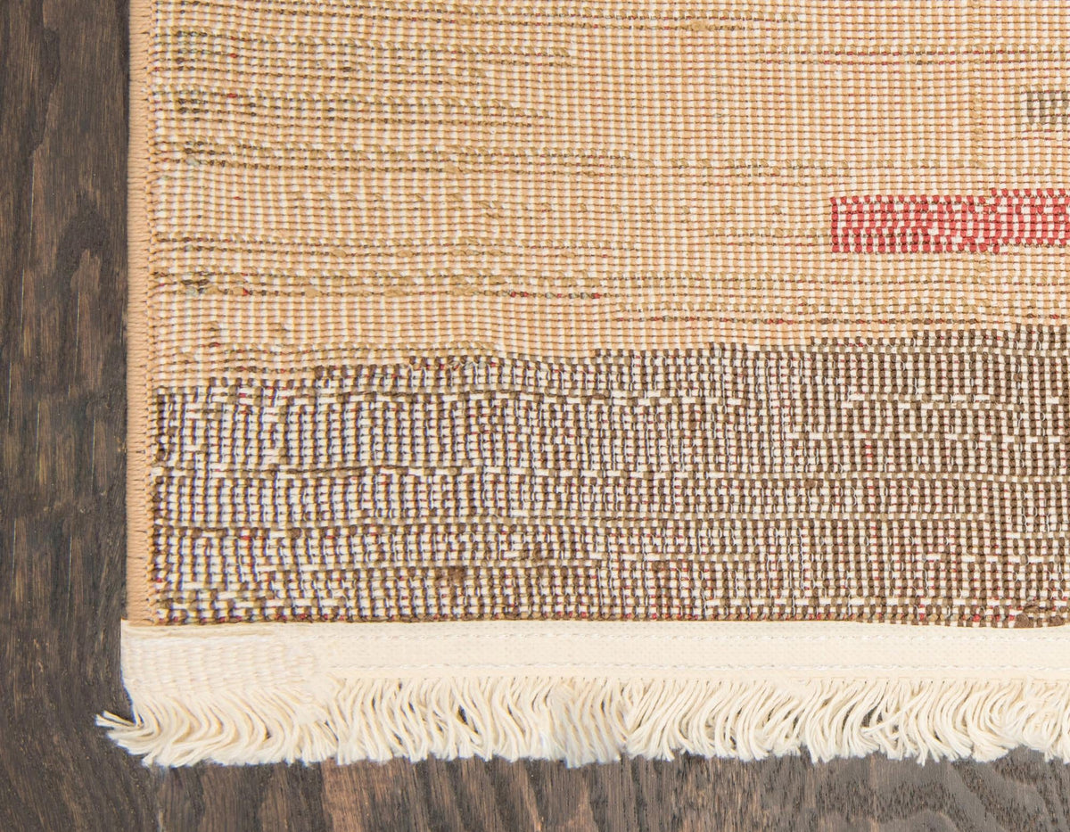 Zagros Oasis Collection Area Rug - Susa Rectangular Tan lifestyle 27