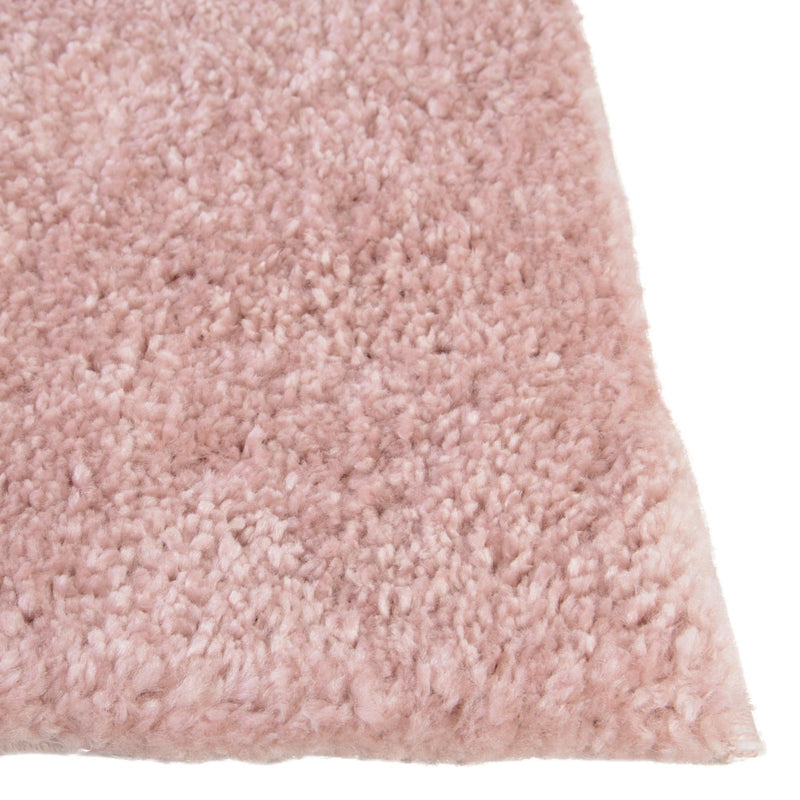 Solid Shag Seaside Collection Area Rug - Azure Cove (Pink) Rectangle Pink lifestyle 7