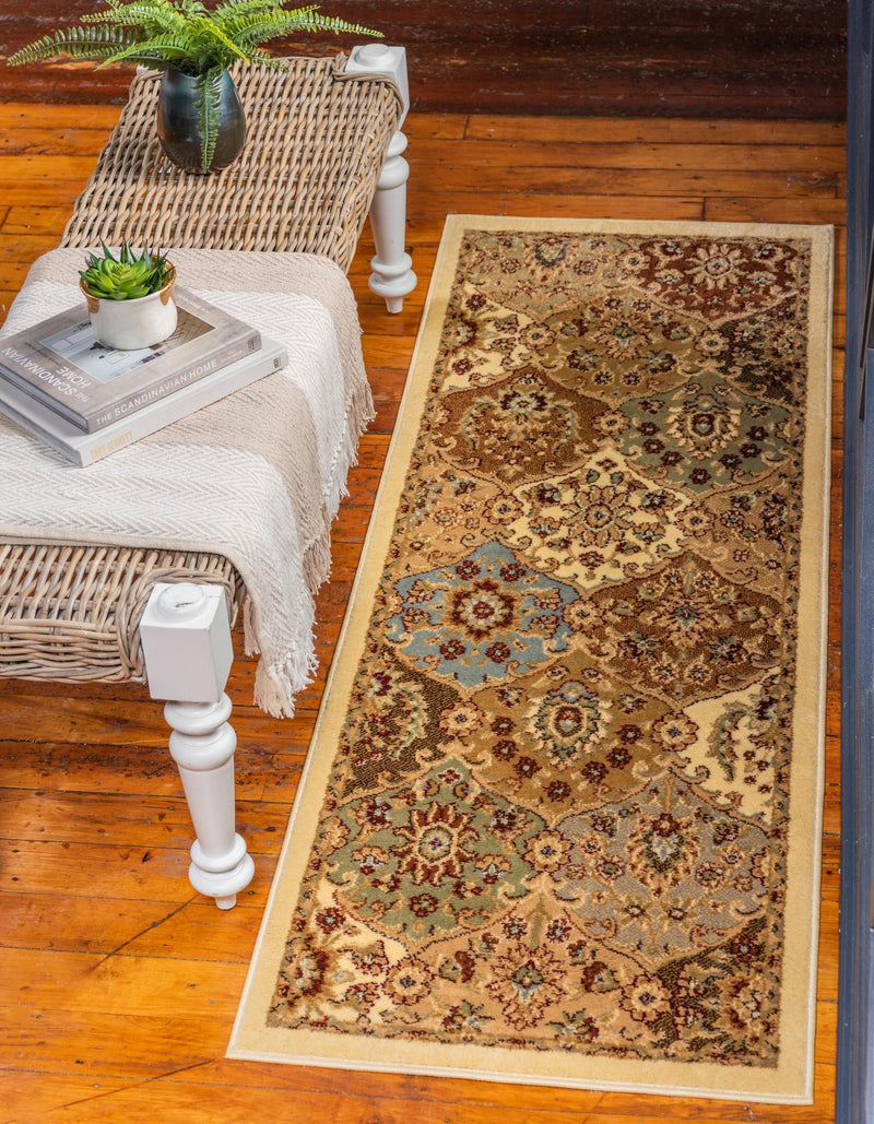 Jaipur Elegance Collection Area Rug - Jaigarh Runner Cream lifestyle 13