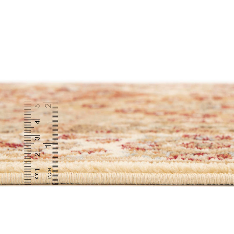 Jaipur Elegance Collection Area Rug - Jaigarh Square Cream lifestyle 20