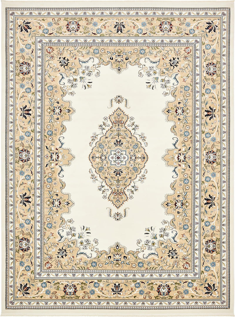 Persian Elegance Collection Area Rug - Isfahan Rectangle Cream Main