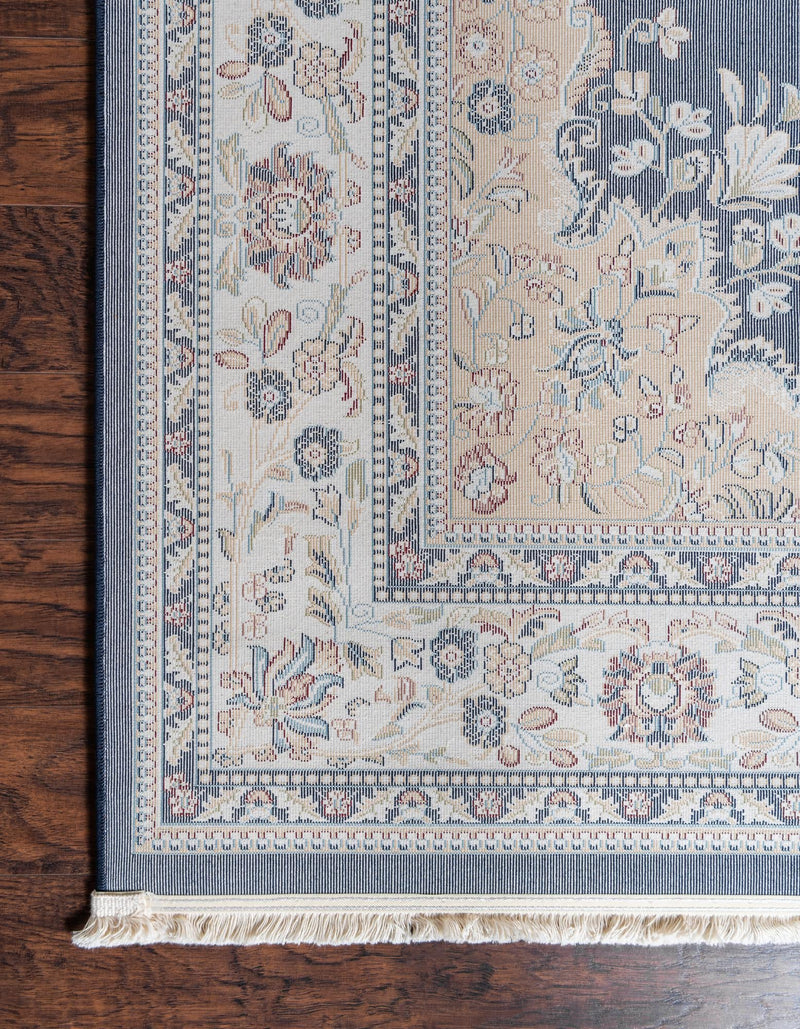 Persian Elegance Collection Area Rug - Isfahan Rectangle Navy Blue lifestyle 30