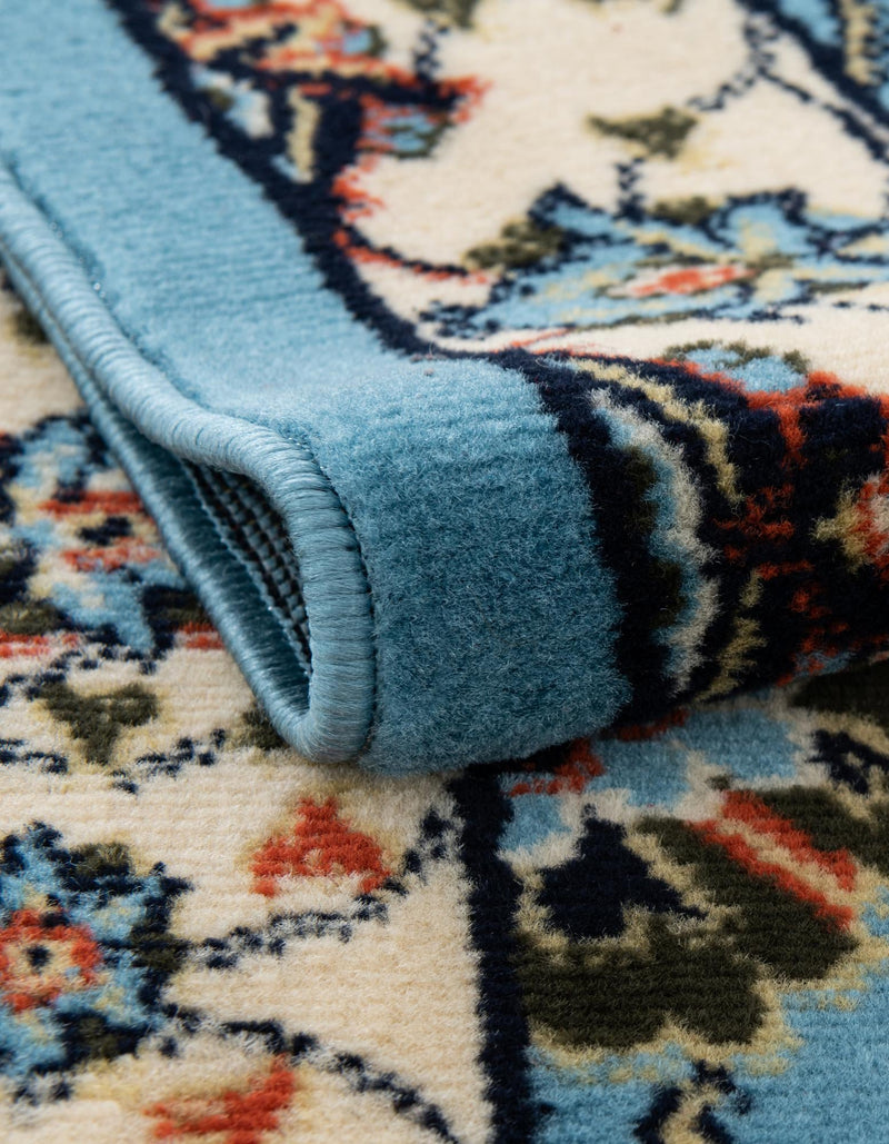 Tabriz Tapestry Collection Area Rug - Sahand (Blue) Rectangle Blue lifestyle 6