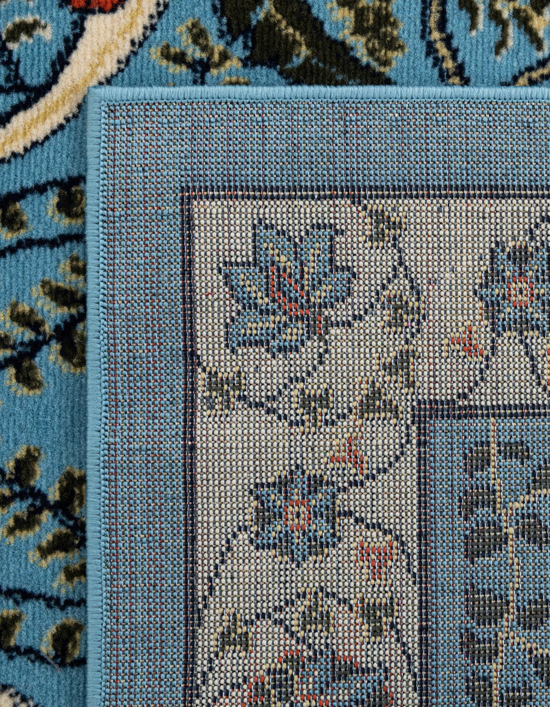 Tabriz Tapestry Collection Area Rug - Sahand (Blue) Rectangle Blue lifestyle 9