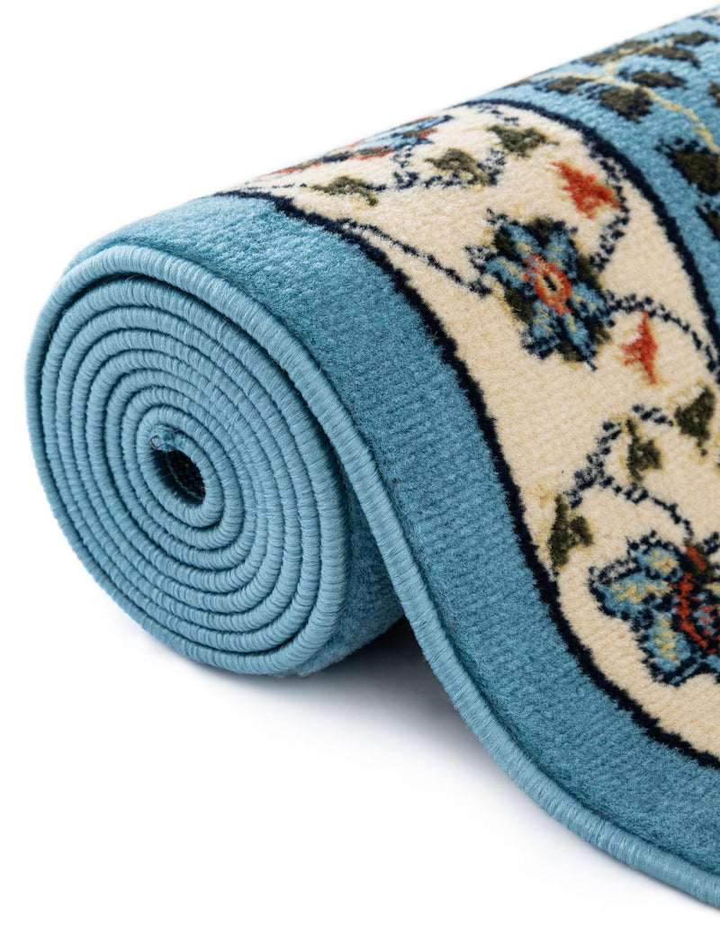 Tabriz Tapestry Collection Area Rug - Sahand (Blue) Rectangle Blue lifestyle 12