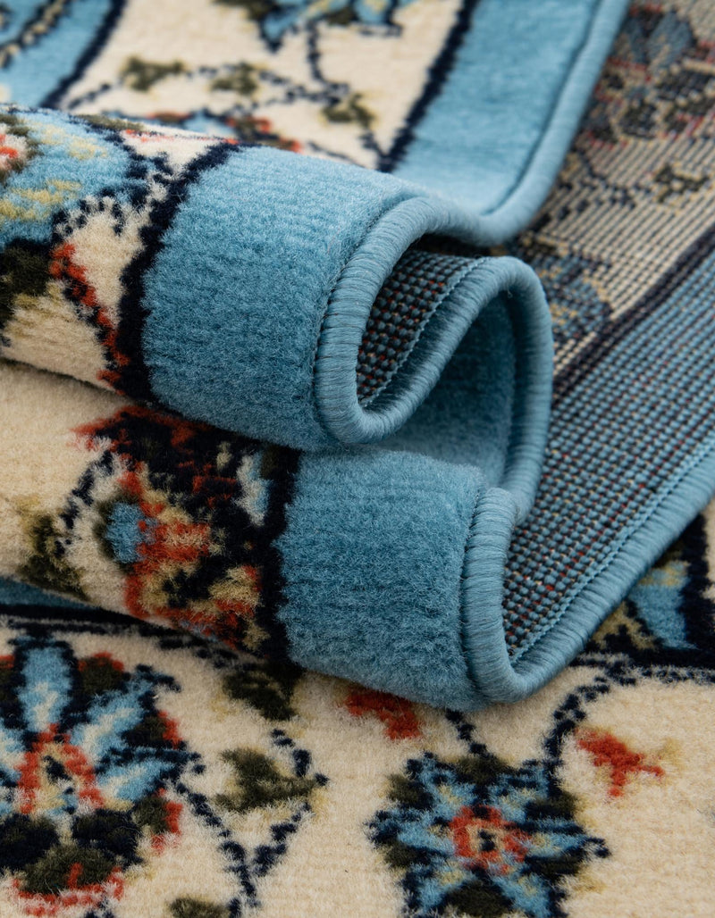 Tabriz Tapestry Collection Area Rug - Sahand (Blue) Rectangle Blue lifestyle 13