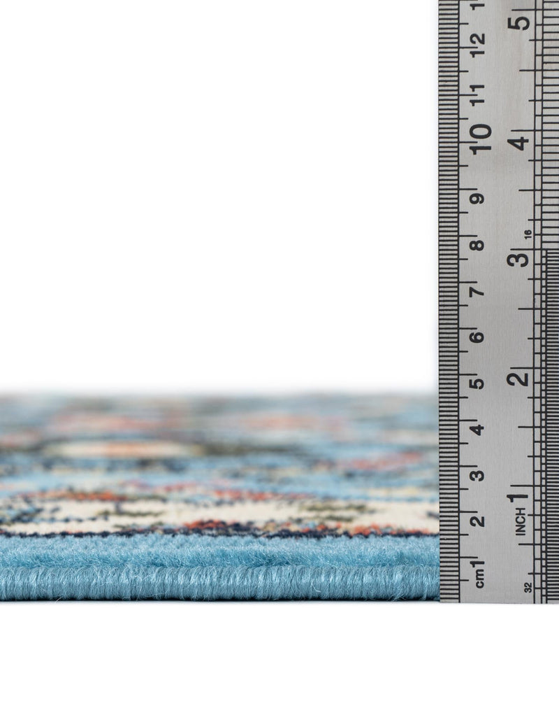 Tabriz Tapestry Collection Area Rug - Sahand (Blue) Runner Blue lifestyle 28
