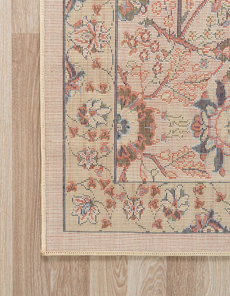 Tabriz Tapestry Collection Area Rug - Sahand (Cream) Rectangle Cream lifestyle 9