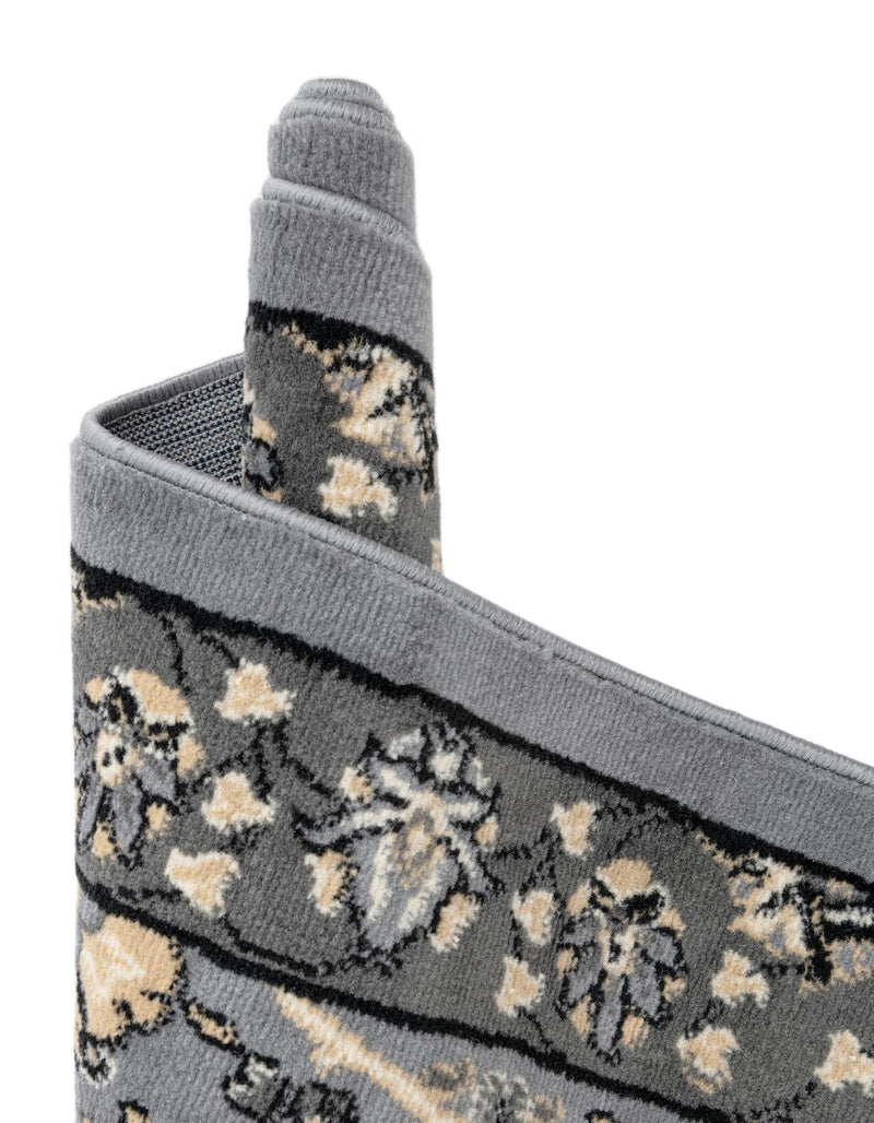 Tabriz Tapestry Collection Area Rug - Sahand (Dark Gray) Rectangle Dark Gray lifestyle 11