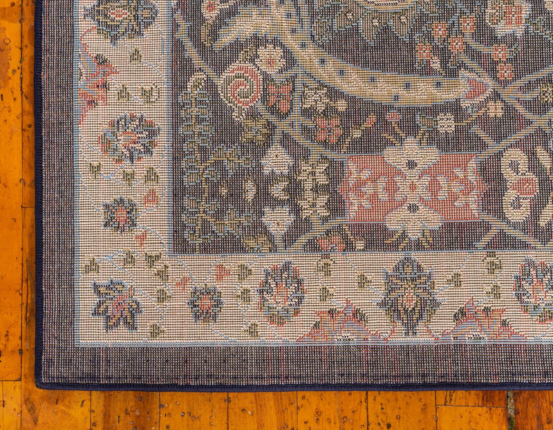Tabriz Tapestry Collection Area Rug - Sahand (Navy Blue) Rectangle Navy Blue lifestyle 9