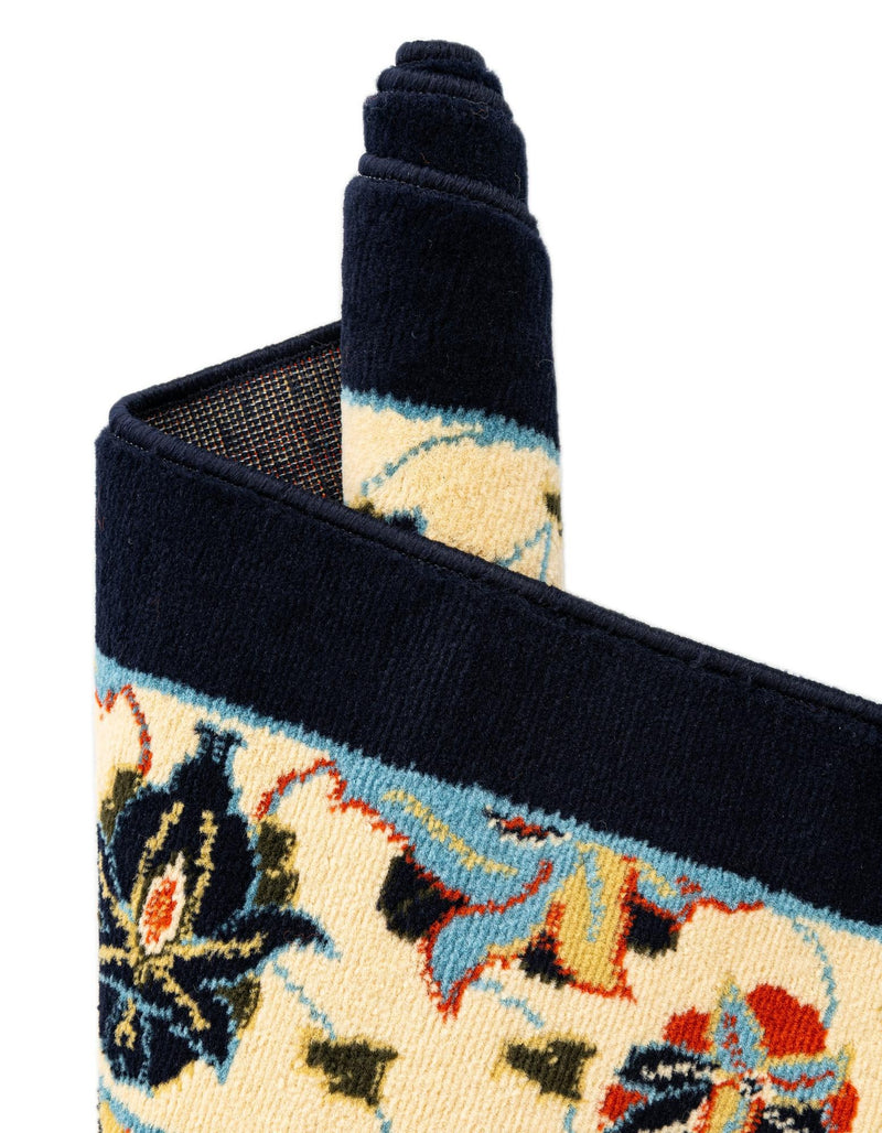 Tabriz Tapestry Collection Area Rug - Sahand (Navy Blue) Rectangle Navy Blue lifestyle 11