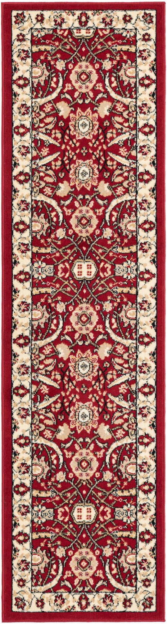 Tabriz Tapestry Collection Area Rug - Sahand (Red) Runner Red lifestyle 12