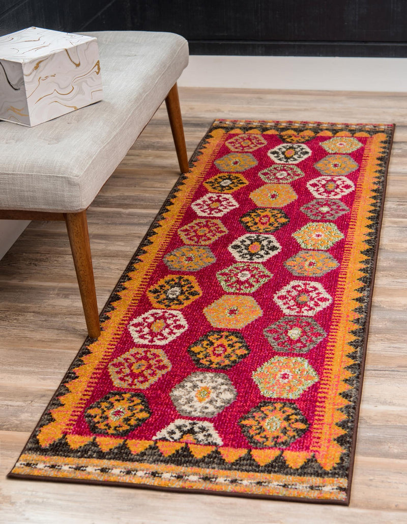 Sedona Vista Collection Area Rug - Gila Runner Red lifestyle 18