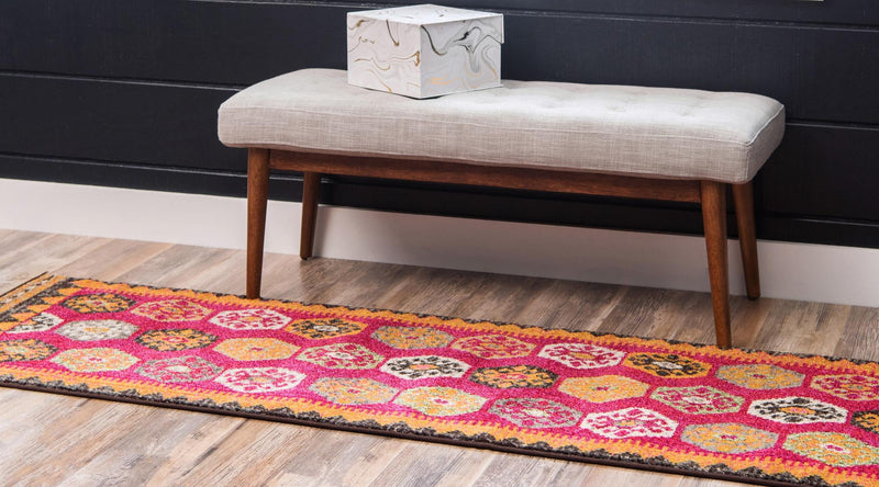 Sedona Vista Collection Area Rug - Gila Runner Red lifestyle 21