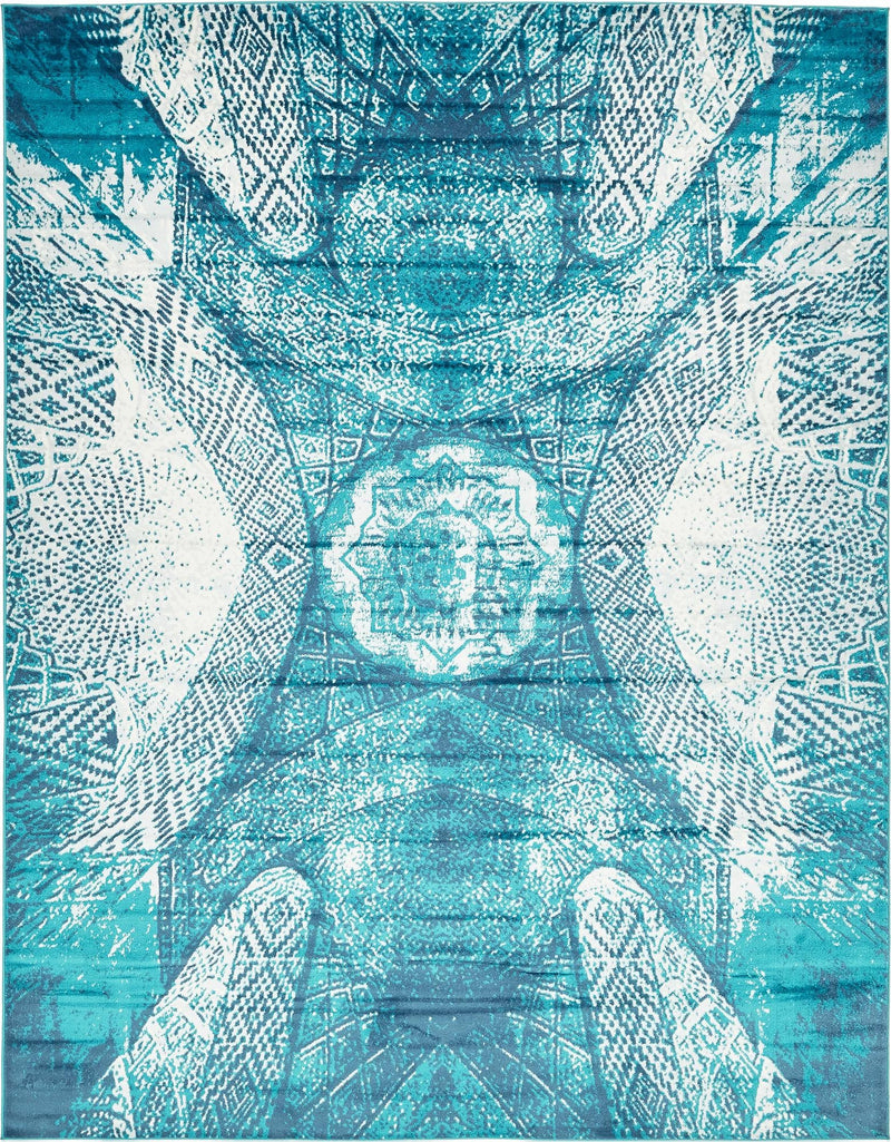 Riviera Elegance Collection Area Rug - Nice Rectangle Turquoise lifestyle 5