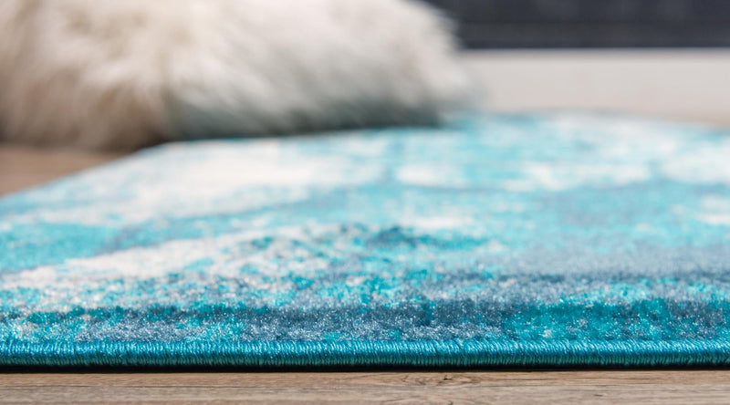 Riviera Elegance Collection Area Rug - Nice Runner Turquoise lifestyle 3