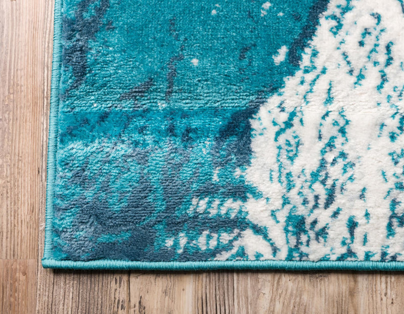 Riviera Elegance Collection Area Rug - Nice Runner Turquoise lifestyle 7