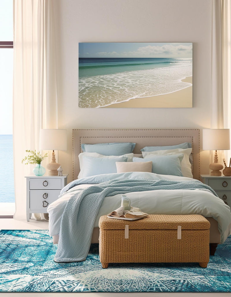 Riviera Elegance Collection Area Rug - Nice Rectangle Turquoise lifestyle 15