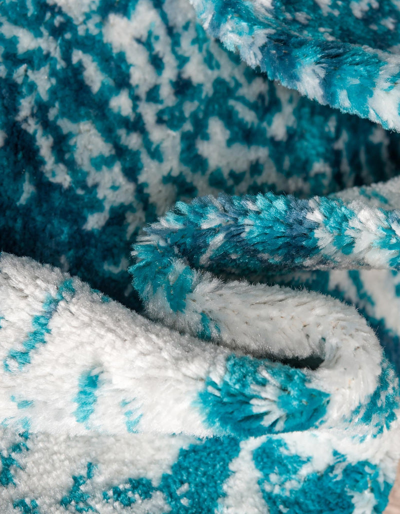 Riviera Elegance Collection Area Rug - Nice Rectangle Turquoise lifestyle 23