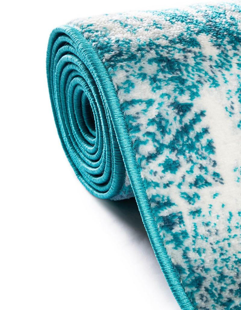 Riviera Elegance Collection Area Rug - Nice Rectangle Turquoise lifestyle 46