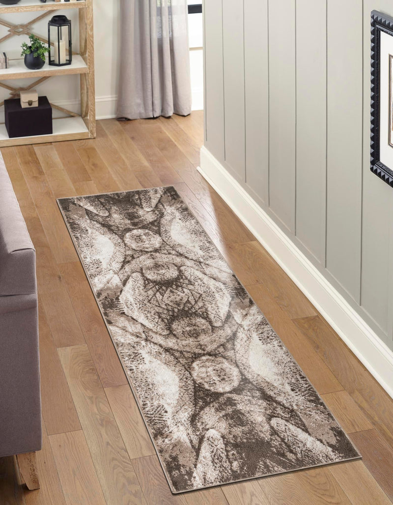 Riviera Elegance Collection Area Rug - Nice Runner Brown lifestyle 7