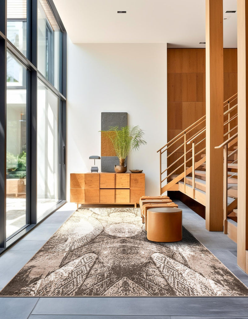 Riviera Elegance Collection Area Rug - Nice Rectangle Brown lifestyle 5